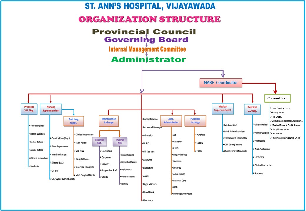 Organisation Structure — St. Ann's Hospital